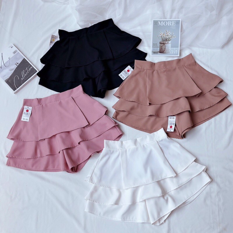 Quần giả váy 3 TẦNG XỊN  hàng đẹp kèm video thật Mitshop2222