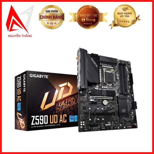 Mainboard bo mạch chủ Gigabyte Z590 UD AC (Intel) new chính hãng