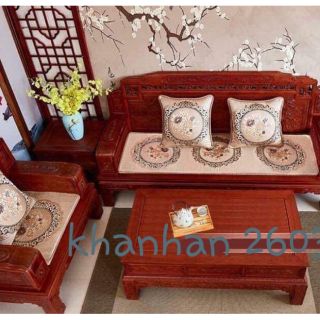 THẢM GHẾ HOÀNG GIA TÂY ÂU đủ kt 2m tới 1m7 ( ảnh thật) 1 dài . 2 ngắn