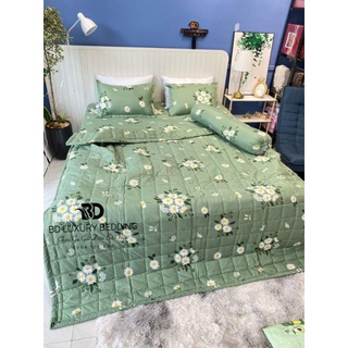 (Chat chọn mẫu) Bộ Ga Gối Chăn Hè polycoton 5 món