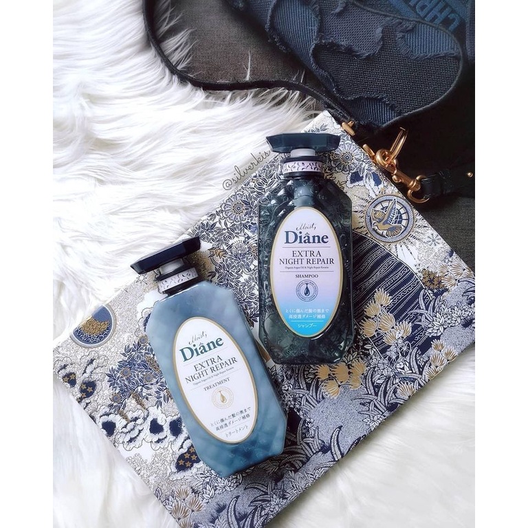 Dầu Gội Chống Lão Hóa Tăng Cường Dưỡng Chất Tóc Ban Đêm Tinh Dầu Cao Cấp Nhật Bản MOIST DIANE 450ML