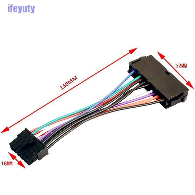 1 Dây Cáp Nguồn Chuyển Đổi 24 Pin Sang 14 Pin Psu Atx Cho Lenovo Ibm Fe