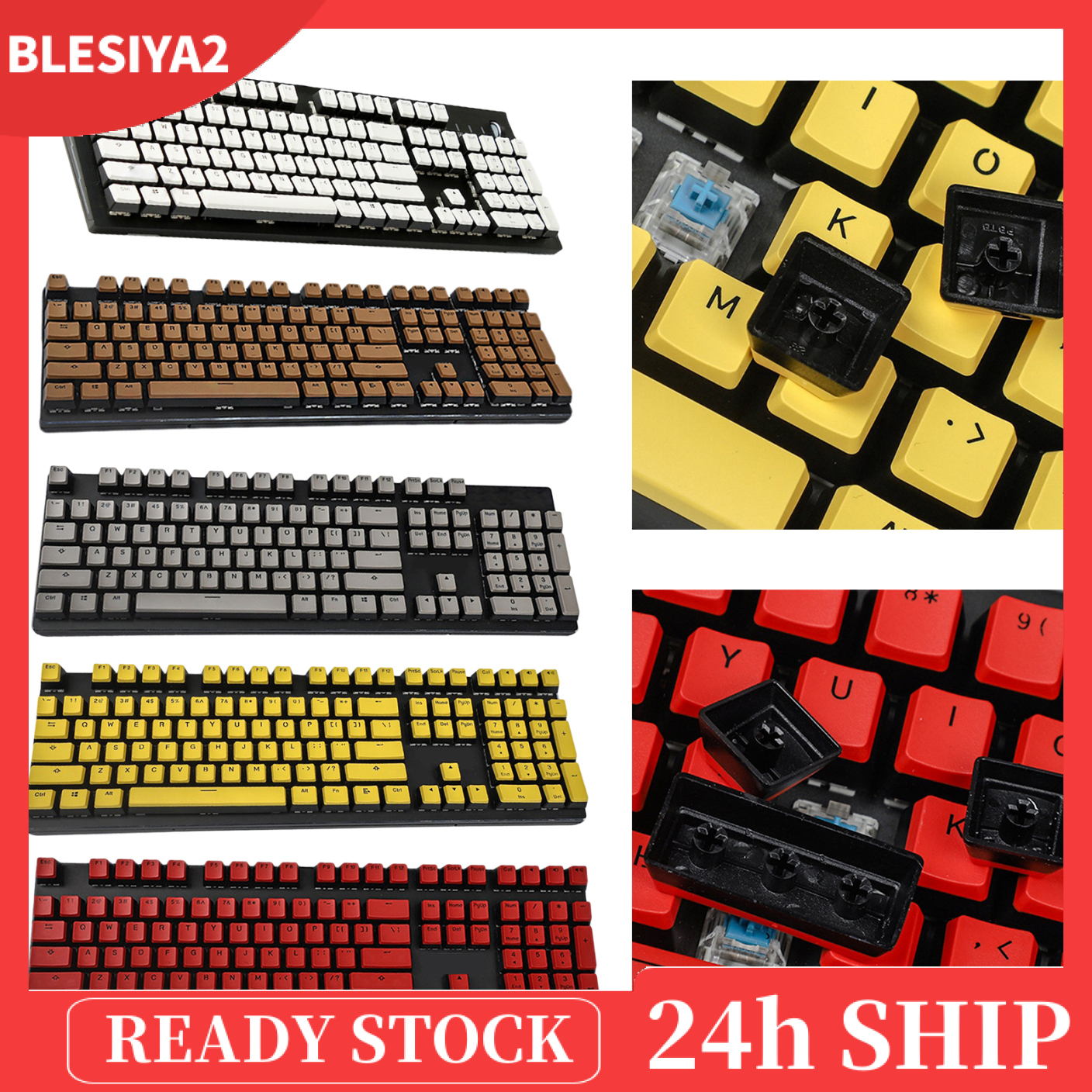 (Hàng Mới Về) Bộ 2 Nút Bàn Phím Thay Thế Cho Cherry Mx Rgb