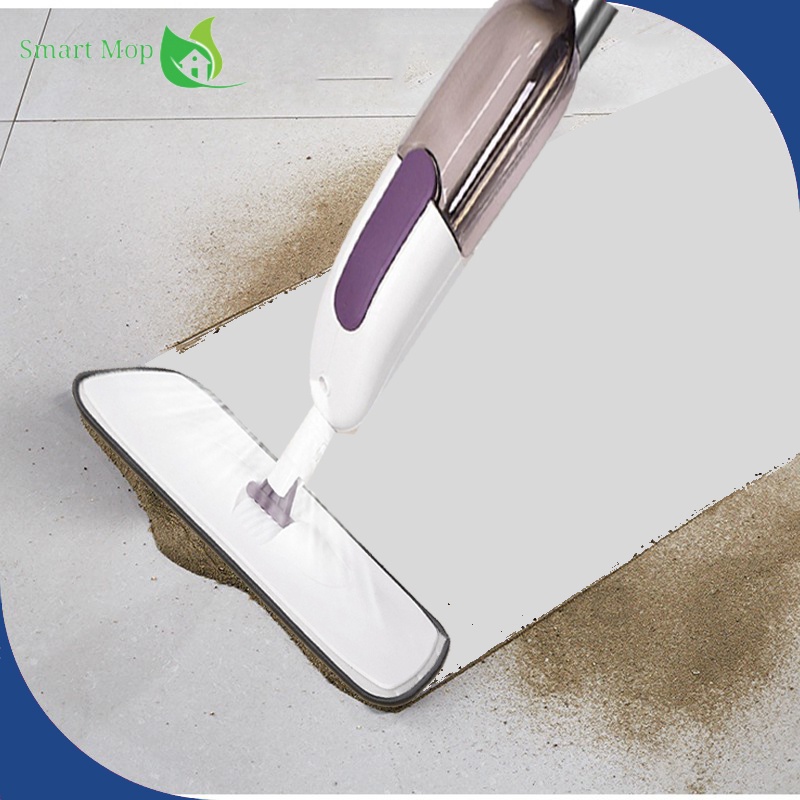 Cây Lau Nhà Phun Nước Xoay được 360 độ Water Spray Mop Tặng Kèm 02 Bông Lau Dự Phòng