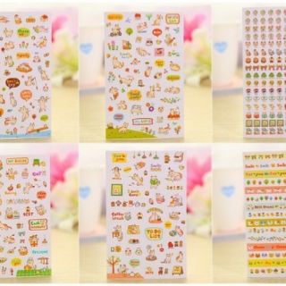 Set 6 tấm stick dán trang trí