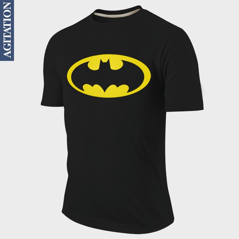 Áo Thun Cotton Cổ Tròn Ngắn Tay In Hoạt Hình Justice League jla Batman Superman Thời Trang Nam