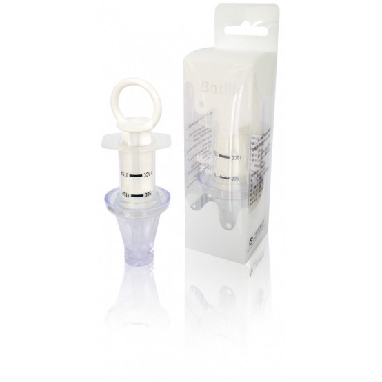 Dụng cụ cho trẻ uống thuốc ty ngậm Silicone