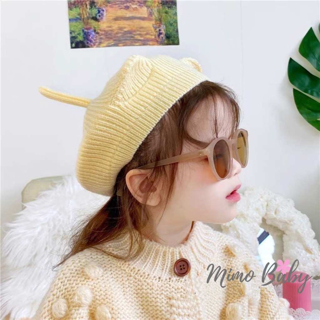 Mũ nồi tai mèo chất liệu len cho bé ( 1- 4 tuổi) Mimo Baby MD35