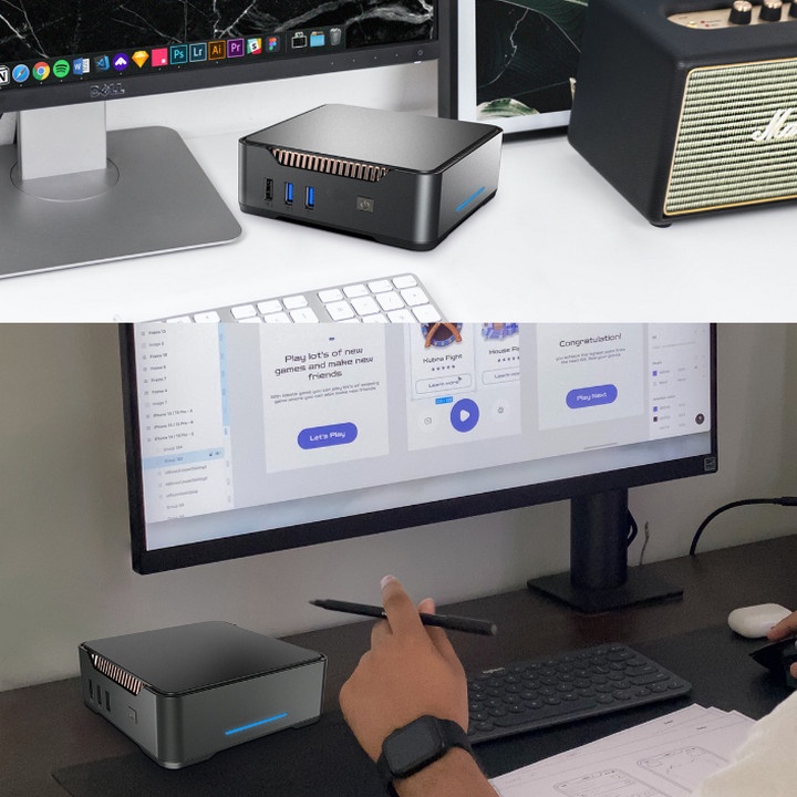 PC BOX Mini Intel® Gemini Lake Refresh Processor J4125 8G LPDDR4 + 128Gb SSD  | BigBuy360 - bigbuy360.vn