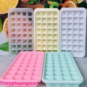 Khuôn rau câu vuông, khuôn thạch phô mai, khay đá vuông 32 viên - Ice cube tray