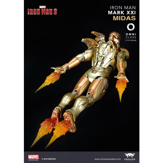 Order mô hình chính hãng comicave iron man mark 21 midas die-cast - ảnh sản phẩm 5