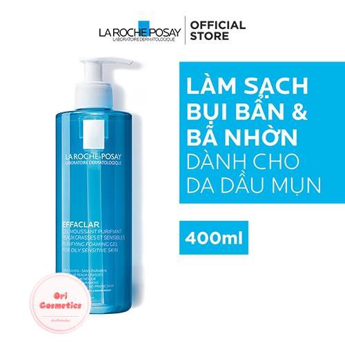 Bộ sản phẩm làm sạch và bảo vệ da dầu nhạy cảm La Roche-Posay Effaclar Gel