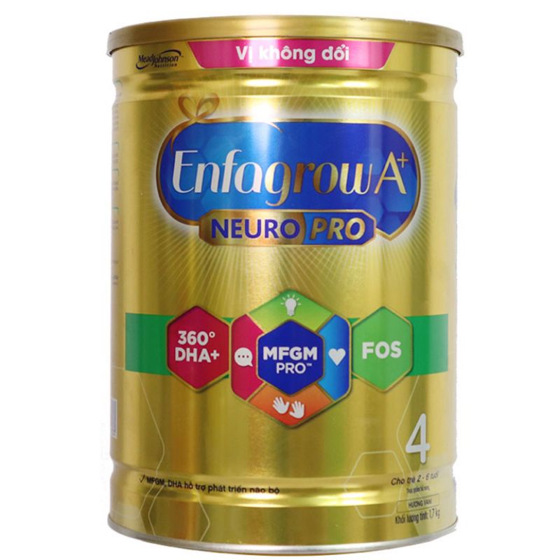 Sữa  Enfagrow A+ Neuro Pro 4 Vị Không Đổi 1,7kg .Móp