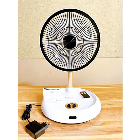 Quạt cây đứng tích điện gấp gọn thông minh ELEGANT, có thể điều chỉnh độ dài, thương hiệu Đức