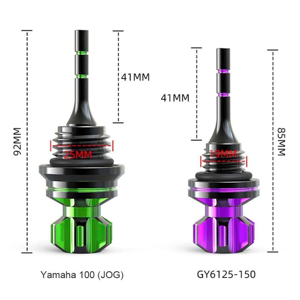 Nút que thăm dầu động cơ MMULCK CNC xe máy cho YAMAHA Dirt Pit GY6