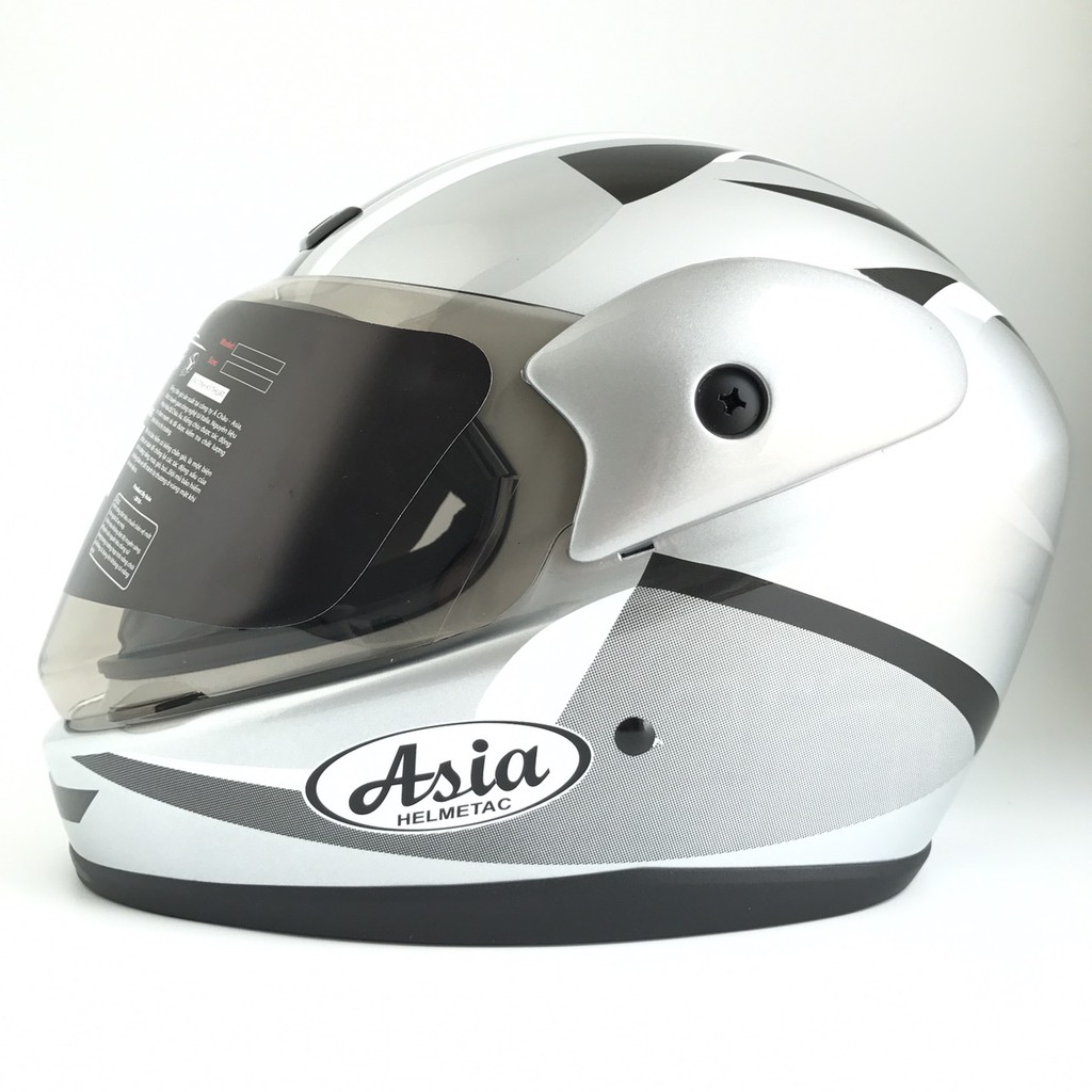 Mũ bảo hiểm fullface Kính chống lóa - Asia MT120 - Vòng đầu 57-59cm - Hàng chính hãng - Bảo hành 12 tháng