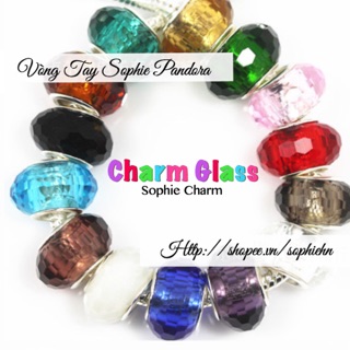 (2) Charm Glass lõi bạc - Sophie Charm
