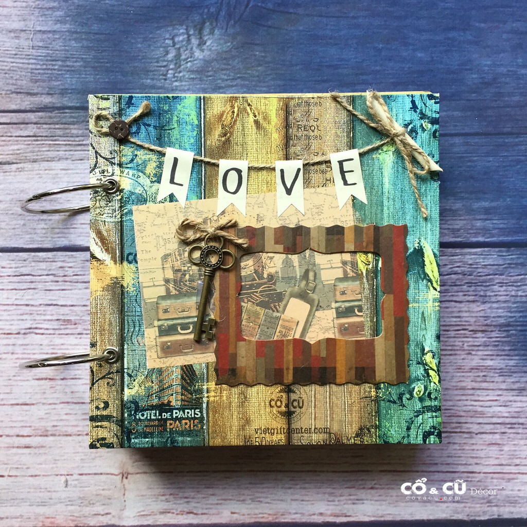 Album ảnh Scrapbook handmade làm album cưới độc đáo