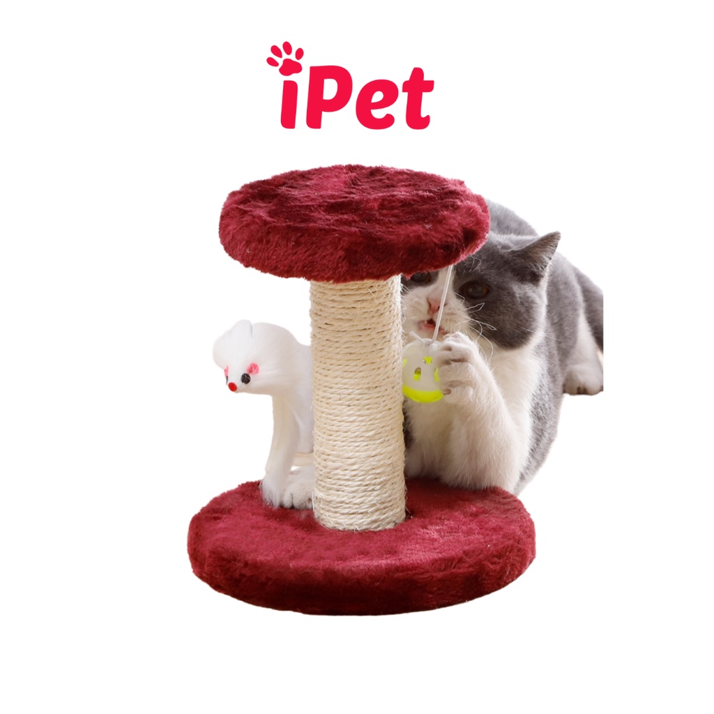 Trụ Cào Móng Có Đồ Chơi Cho Mèo - iPet Shop