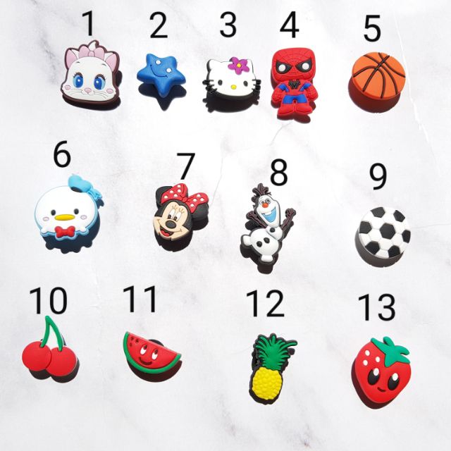 JIBBITZ_JITZ_Stickers_ Nút gắn dép Crocs