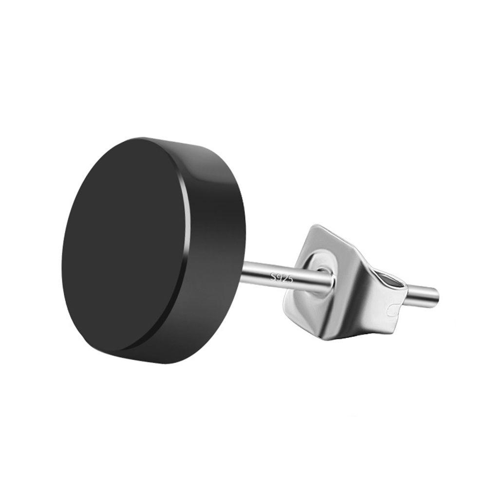 Bông Tai Mã Não Đen Phong Cách Punk Hip Hop Thời Trang Cho Nam Và Nữ