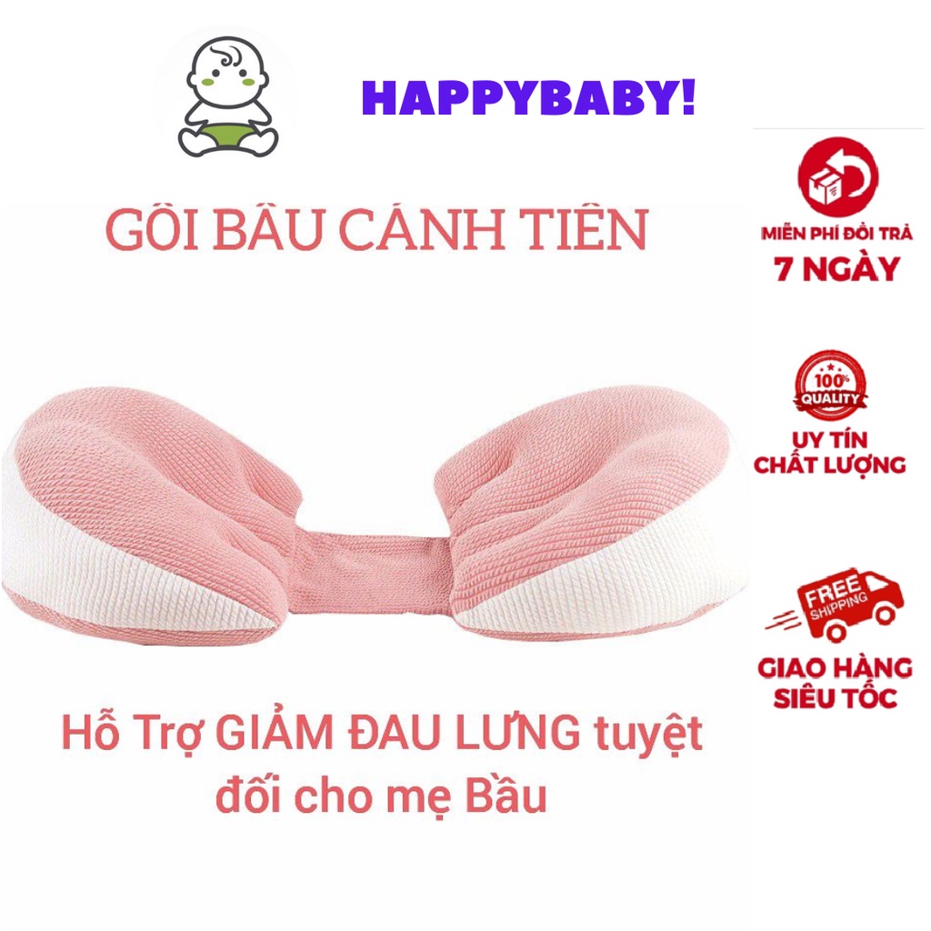 Gối bà bầu cánh tiên cánh tiên dùng làm gối ôm, gối bà bầu hàng Việt Nam
