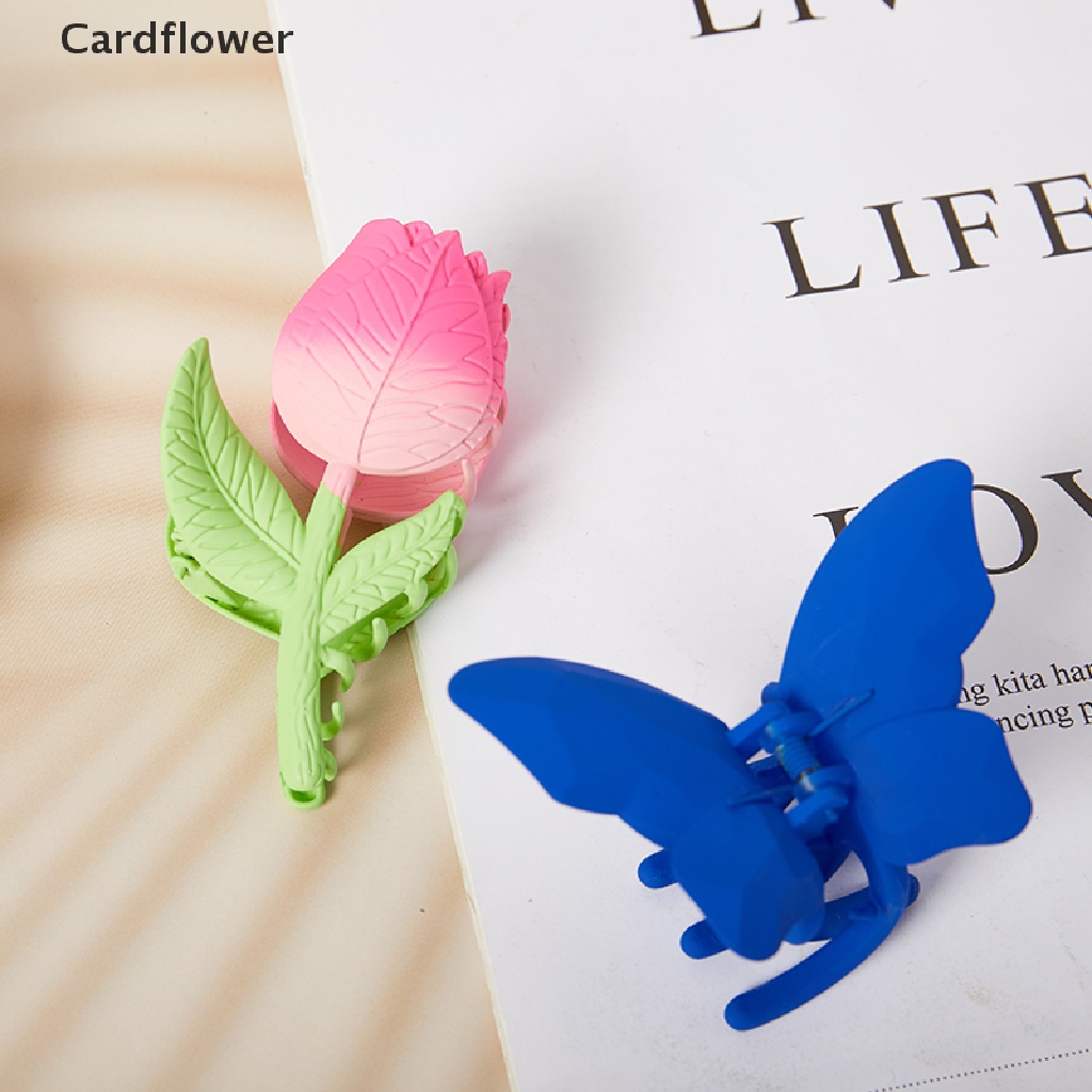 &lt; Cardflower &gt; Kẹp Tóc Hoa Tulip / Cá Mập / Cá Mập Thời Trang Mùa Hè Đang Giảm Giá