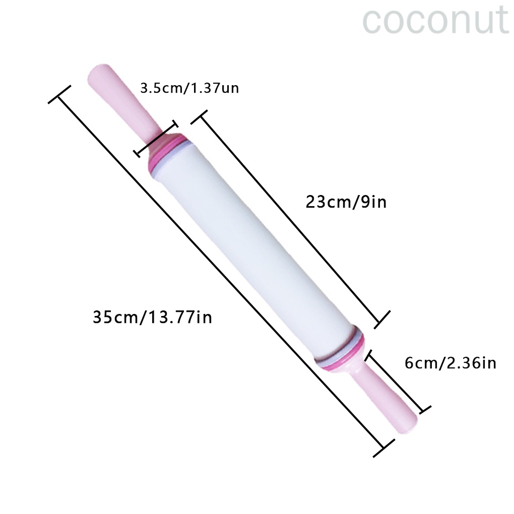 Cây Lăn Bột Làm Bánh Bằng Nhựa Không Dính Dập Nổi Họa Tiết
