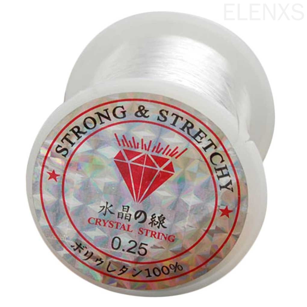 Cuộn dây cước trong suốt đường kính 0.25mm chuyên dùng làm vòng đeo tay