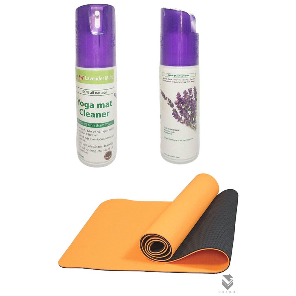 Nước Vệ Sinh Thảm Yoga TOPBODY Hương LAVENDER 100ml-CLEAR01