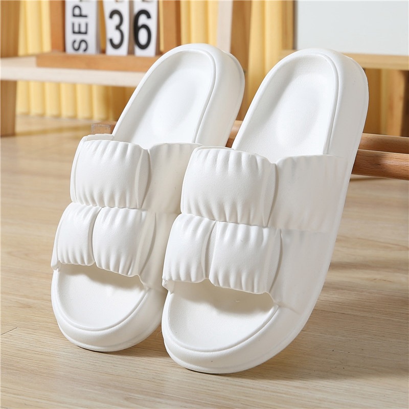 Tikp Dép Sandal Dép bánh mì nữ, Chống Trượt ​đế độn siêuBằng EVA 8 Màu Size 36-45