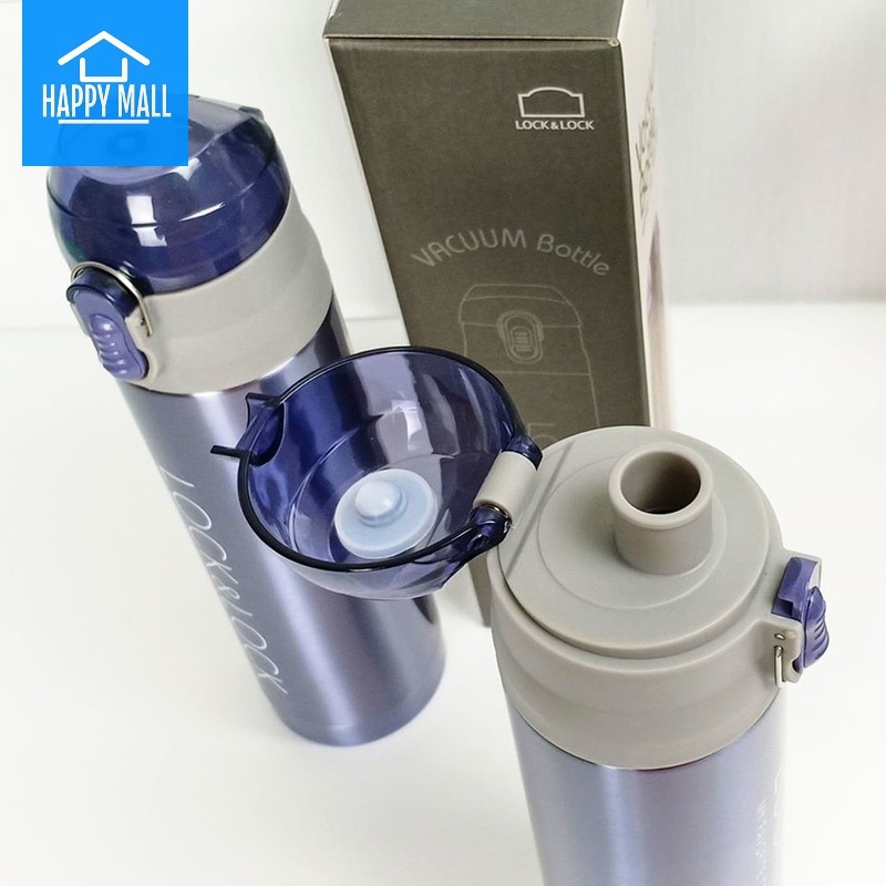 Bình giữ nhiệt Lock&amp;lock Vacuum Bottle dung tích 500ml [LHC6800FU] màu tím