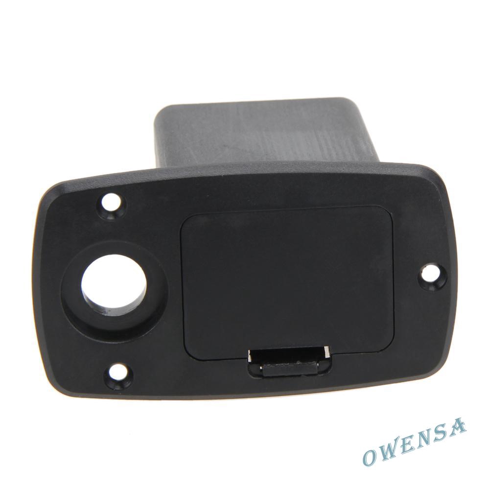 『ow#9V Battery  Holder Cover Box for Acoustic Guitar Bass Pickup Electronic☆