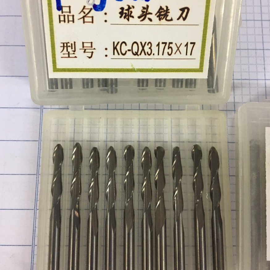 MŨI PHAY CẦU 2ME KHẮC GỖ CNC Φ3.175 x 17