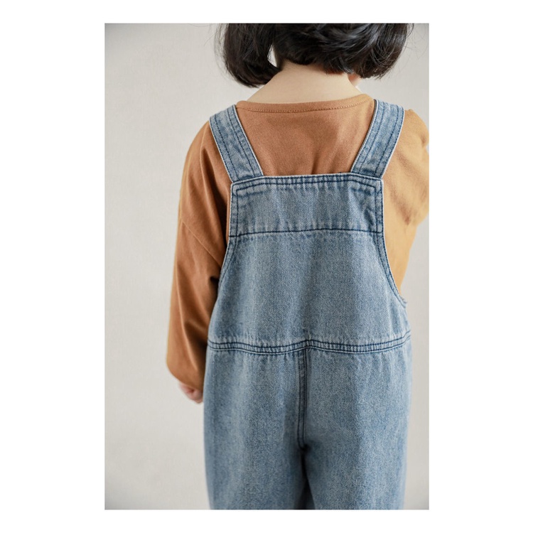 Hàng Mới Về Quần Yếm Denim Phong Cách Hàn Quốc Nhật Bản Nhật Bản Mới 2022 Cho Bé Gái
