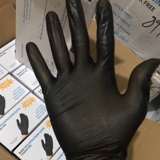 Găng tay y tế đen không bột