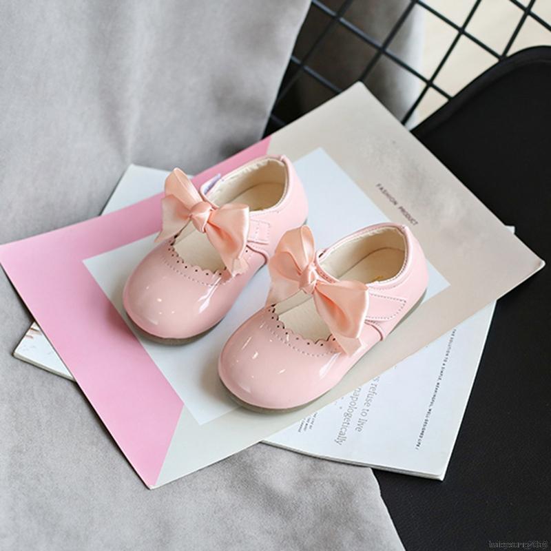 Giày Búp Bê Da Đế Cao Su Chống Trượt Thời Trang Cho Bé Gái