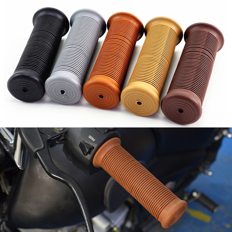 Tay nắm xe máy Cafe Racer cổ điển - Kungfu Classic Grips 7/8&quot;
