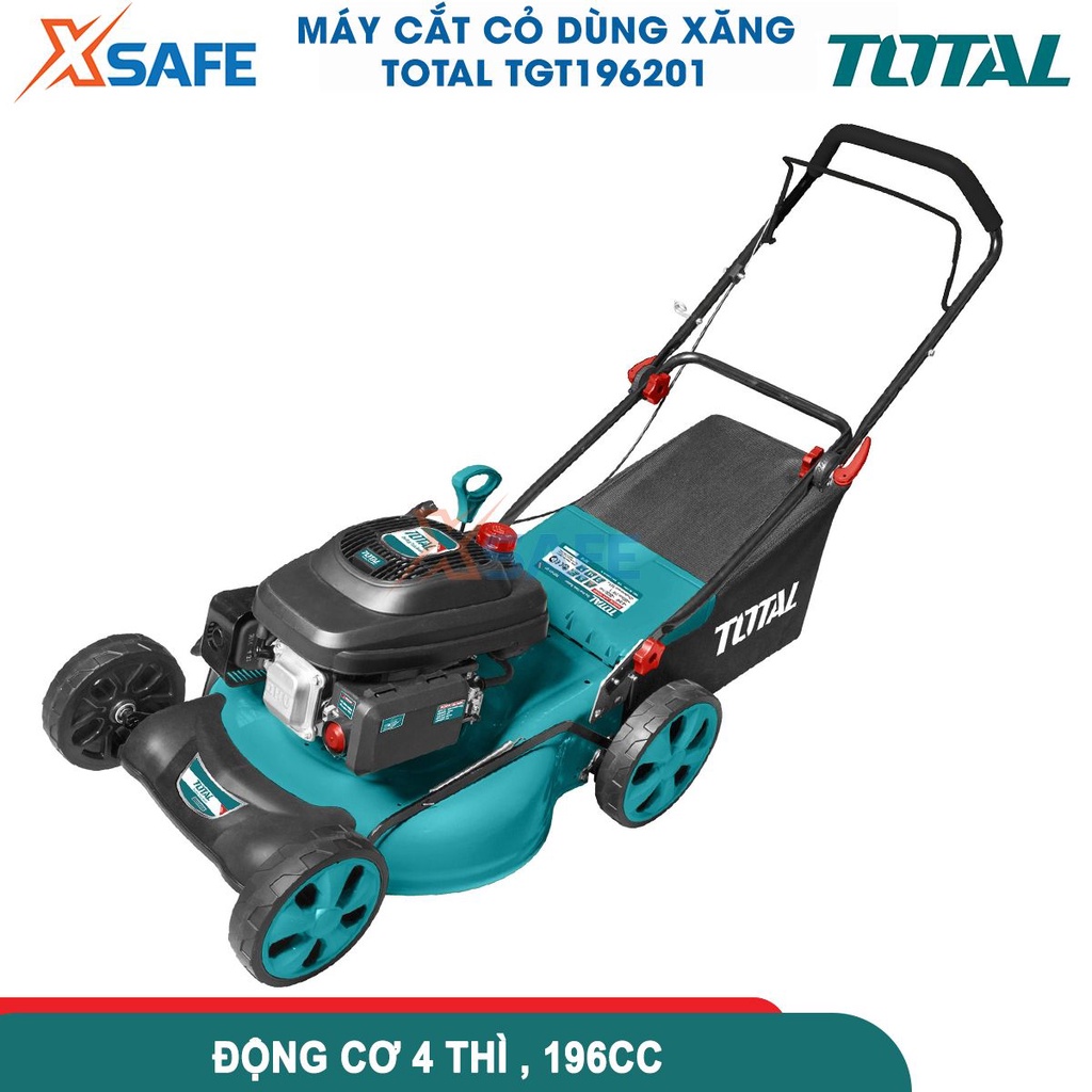 Máy làm vườn dùng xăng 3.5KW/4.8HP Total TGT196201, động cơ 4 thì, dung tích 196cc - chính hãng