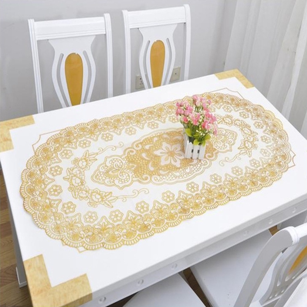 Khăn trải bàn hoa văn sang trọng 50x110cm