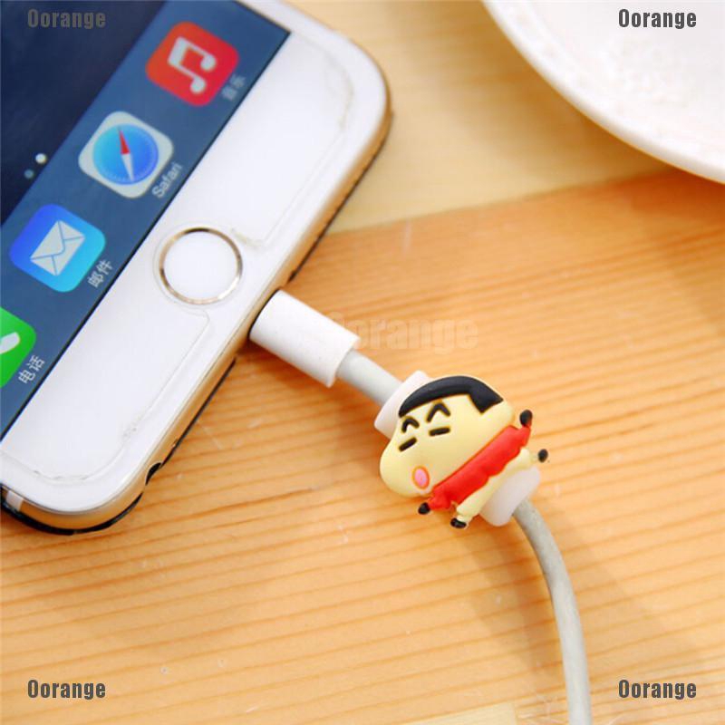 Bộ 10 Dây Cáp Sạc Trang Trí Hoạt Hình Dễ Thương