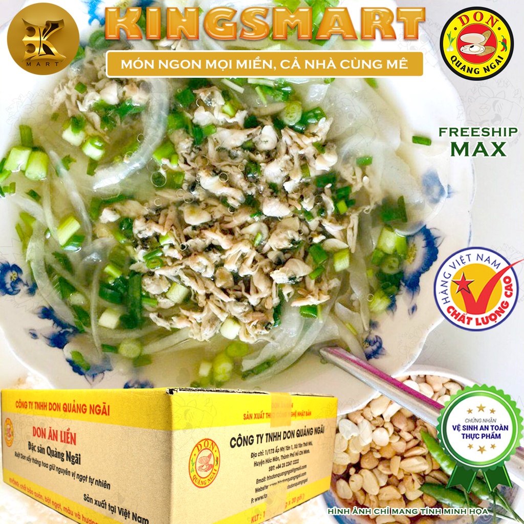 Gói Don Bánh Tráng Ăn Liền 65gr - Đặc Sản Quảng Ngãi