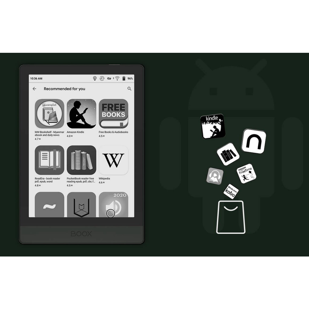 Máy đọc sách/ Máy tính bảng Onyx Boox Poke 3  + Dán màn hình  - Likenew