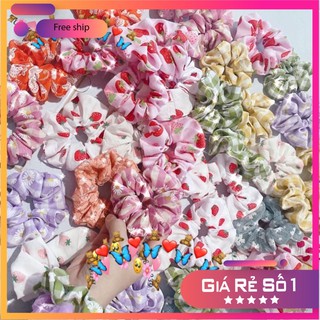 Scrunchies vải - cột tóc siêu xinh