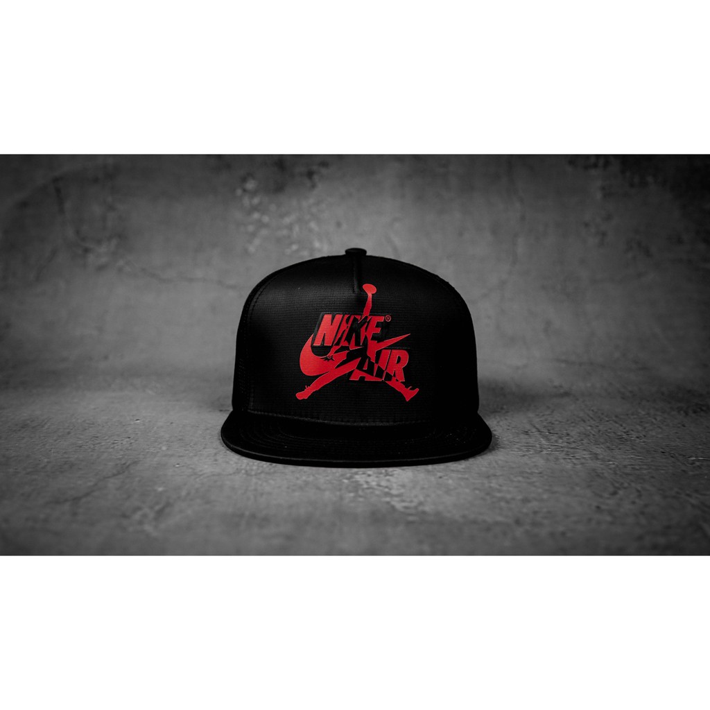 [Mũ Thời Trang] Mũ Dù Thể Thao Snapback Trắng Đen