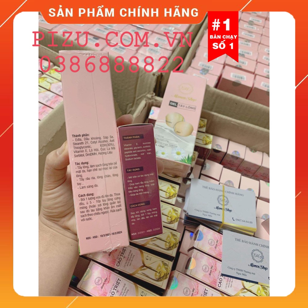 COMBO TẨY LÔNG MAMEN SHOP THÊ HỆ MỚI TẶNG CAO TRIỆT