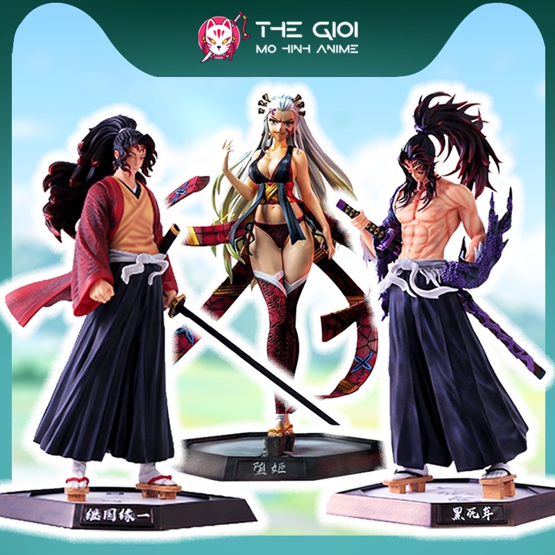 Mô hình Kimetsu No Yaiba figure Demon Slayer Yoriichi Kokushibo Daki cao 33 cm - mô hình thanh gươm diệt quỷ