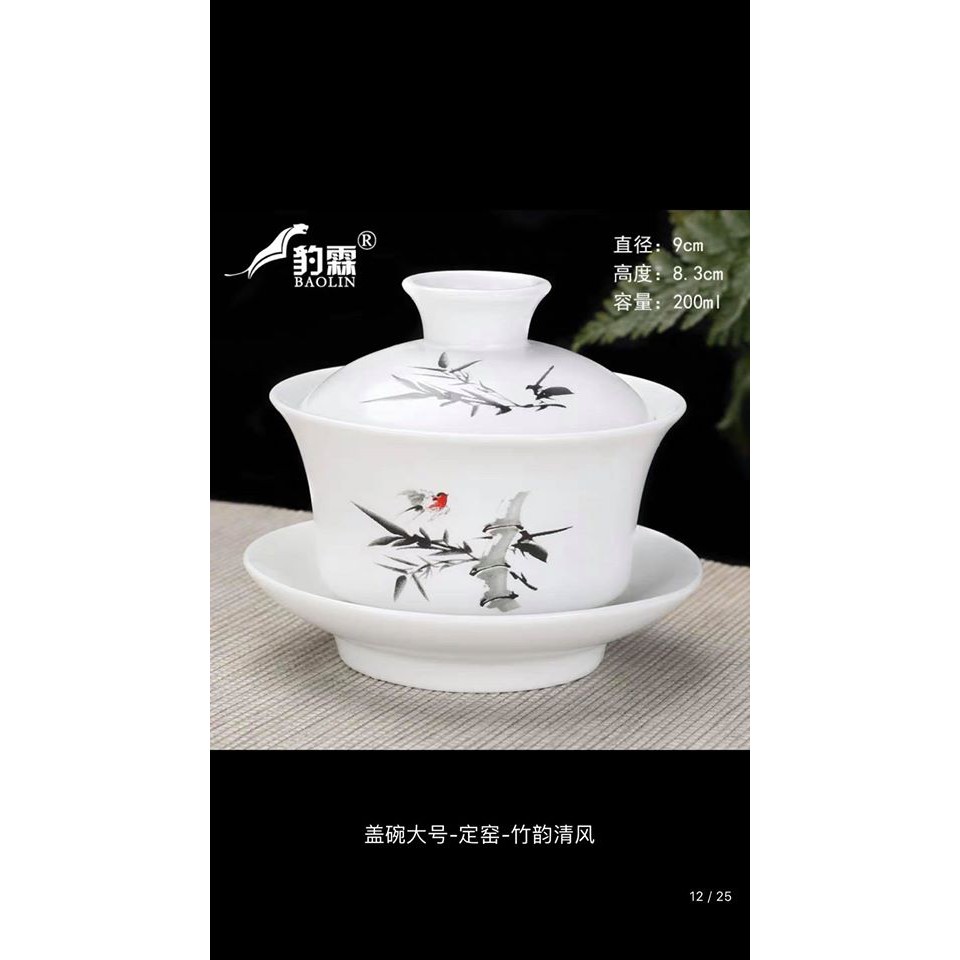 Tách trà cổ trang Trung Quốc, trang trí/ đạo cụ chụp ảnh.