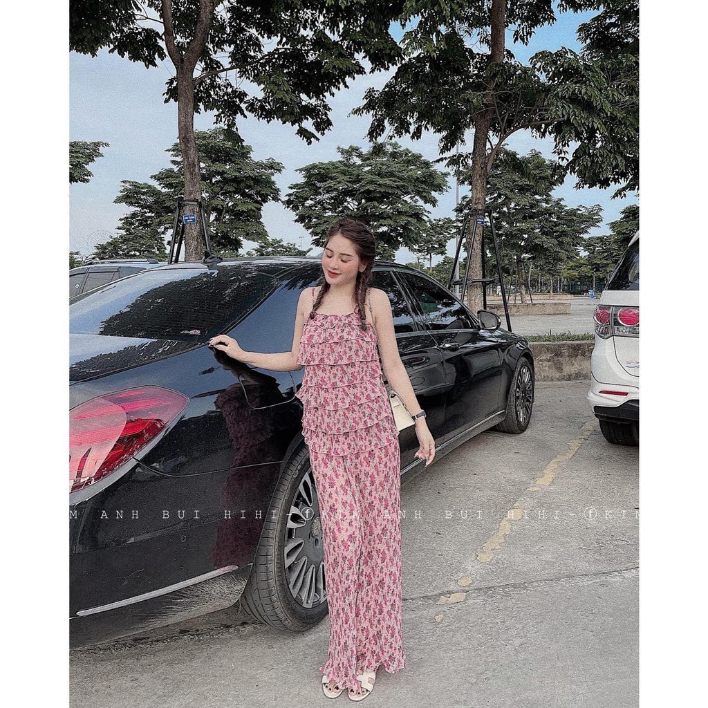 Set đồ nữ cá tính, set quần dài áo dây đi chơi sang chảnh mùa hè đẹp 8A00201 | BigBuy360 - bigbuy360.vn