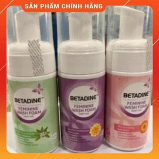 Vệ Sinh Phụ Nữ Dạng Bọt Betadine Feminine Wash Foam Gentle Protection Chai